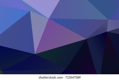 Dark Purple vector blurry triangle background. Shining colored illustration in a brand-new style. The best triangular design for your business.