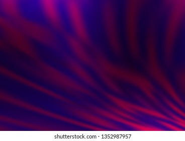 Dark Purple vector bokeh and colorful pattern. Modern geometrical abstract illustration with gradient. The template can be used for your brand book.