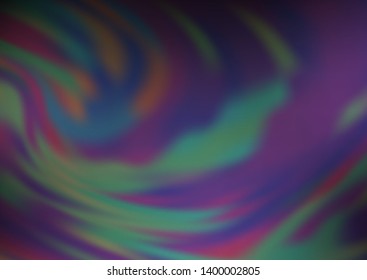 Dark Purple vector bokeh and colorful pattern. Colorful illustration in abstract style with gradient. The template can be used for your brand book.