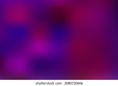 Bokeh de vector púrpura oscuro y patrón colorido. Ilustración abstracta colorida con gradiente. Nuevo estilo para su diseño de negocio.