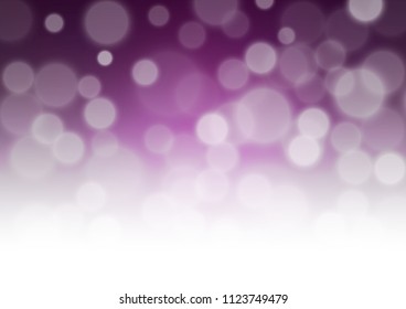 Dark Purple vector bokeh pattern. Shining colorful illustration in a Brand new style. The elegant pattern for brand book.