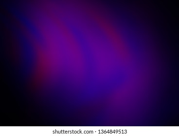 Dark Purple vector bokeh pattern. Creative illustration in halftone style with gradient. A completely new design for your business.