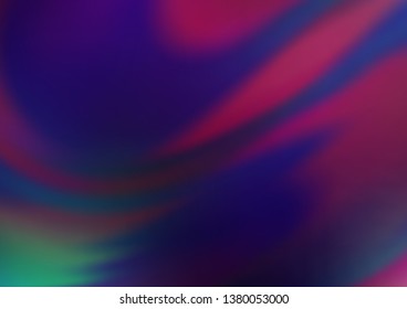 Dark Purple vector bokeh pattern. Creative illustration in halftone style with gradient. A completely new design for your business.