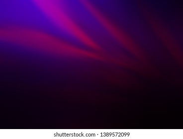 Dark Purple vector bokeh pattern. Colorful illustration in abstract style with gradient. The background for your creative designs.