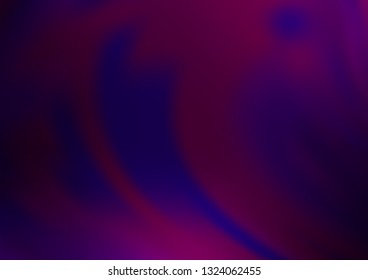 Dark Purple vector bokeh template. Creative illustration in halftone style with gradient. A completely new design for your business.