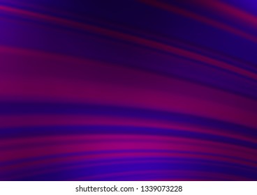 Dark Purple vector bokeh template. Creative illustration in halftone style with gradient. The blurred design can be used for your web site.