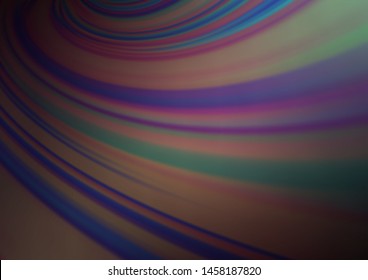 Dark Purple vector bokeh template. Colorful abstract illustration with gradient. Brand new style for your business design.