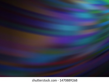 Dark Purple vector bokeh template. Colorful illustration in abstract style with gradient. The best blurred design for your business.