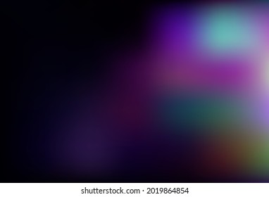 Dark Purple vector bokeh template. Creative illustration in halftone style with gradient. Brand new style for your business design.