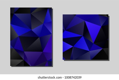 Dark Purple vector brochure for ui, ux design. Blurred decorative design in abstract style with textbox. New design for a poster, banner of your website.