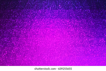 Dark Purple vector christmas polygon background. Low poly Illustration consisting of triangles with snowflakes. Texture background of New Year celebration.