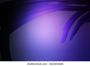 Dark Purple vector colorful abstract background. An elegant bright illustration with gradient. Background for designs.