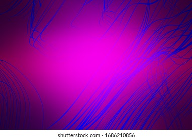 Dark Purple vector colorful abstract texture. An elegant bright illustration with gradient. Elegant background for a brand book.