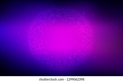 Dark Purple vector colorful blur background. An elegant bright illustration with gradient. Background for designs.