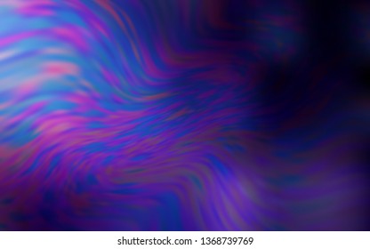 Dark Purple vector colorful blur background. Glitter abstract illustration with gradient design. New way of your design.