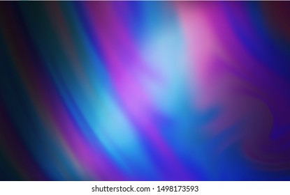 Dark Purple vector colorful blur backdrop. Colorful illustration in abstract style with gradient. Background for designs.