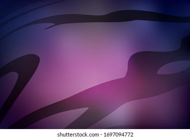 Dark Purple vector colorful blur background. A completely new colored illustration in blur style. The best blurred design for your business.