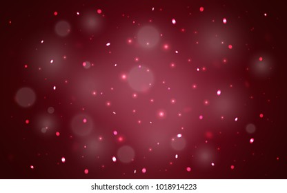 Dark Purple vector cover with beautiful snowflakes. Shining colored illustration with snow in christmas style. The pattern can be used for new year ad, booklets.