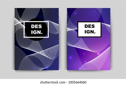 Dark Purple vector cover for Envelopes. Blurred decorative design in abstract style with textbox. Beautiful design for cover of notepads.
