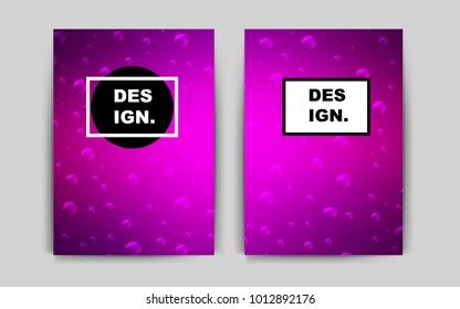 Dark Purple vector cover for Envelopes. Blurred decorative design in abstract style with textbox. New design for a poster, banner of your website.