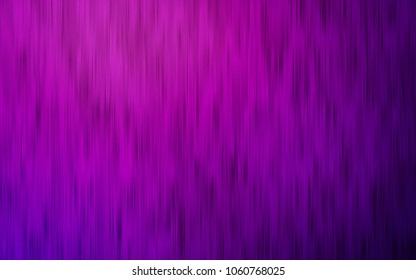Dark Purple vector cover with long lines. Shining colored illustration with narrow lines. The pattern can be used as ads, poster, banner for commercial.