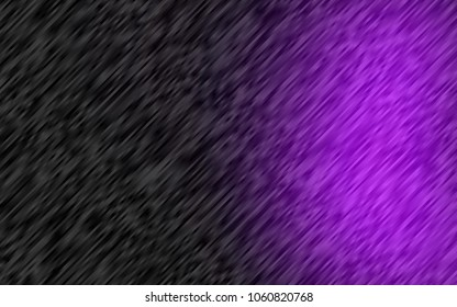 Dark Purple vector cover with long lines. Lines on blurred abstract background with gradient. The pattern can be used for websites.