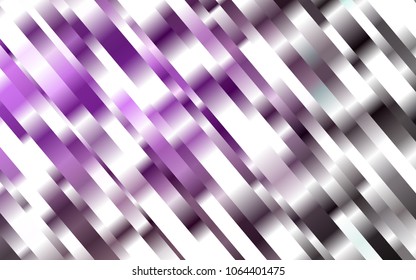 Dark Purple vector cover with long lines. Blurred decorative design in simple style with lines. The pattern can be used as ads, poster, banner for commercial.