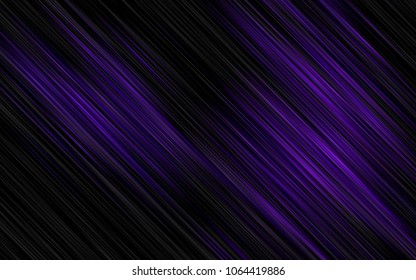 Dark Purple vector cover with long lines. Modern geometrical abstract illustration with staves. Best design for your ad, poster, banner.