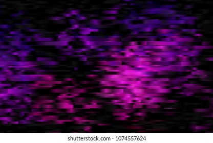 Dark Purple vector cover with long lines. Shining colored illustration with narrow lines. The template can be used as a background.