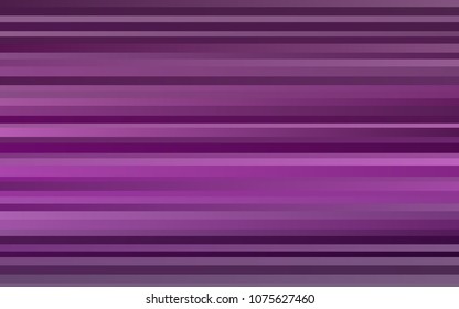 Dark Purple vector cover with long lines. Glitter abstract illustration with colored sticks. The template can be used as a background.