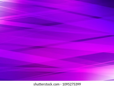 Dark Purple vector cover with long lines. Shining colored illustration with narrow lines. Best design for your ad, poster, banner.