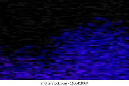 Dark Purple vector cover with long lines. Modern geometrical abstract illustration with staves. The pattern can be used as ads, poster, banner for commercial.