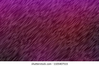 Dark Purple vector cover with long lines. Blurred decorative design in simple style with lines. Best design for your ad, poster, banner.