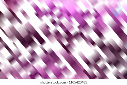 Dark Purple vector cover with long lines. Lines on blurred abstract background with gradient. The pattern can be used for busines ad, booklets, leaflets