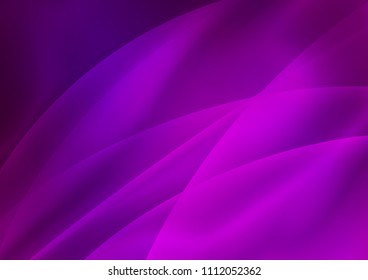 Dark Purple vector cover with long lines. Decorative shining illustration with lines on abstract template. The pattern can be used as ads, poster, banner for commercial.