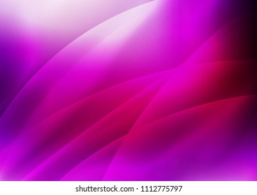 Dark Purple vector cover with long lines. Glitter abstract illustration with colored sticks. Best design for your ad, poster, banner.
