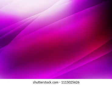 Dark Purple vector cover with long lines. Lines on blurred abstract background with gradient. The pattern can be used for websites.
