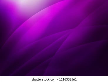 Dark Purple vector cover with long lines. Shining colored illustration with narrow lines. Smart design for your business advert.