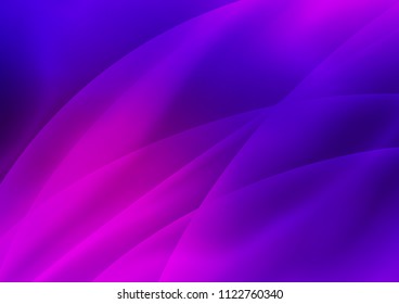 Dark Purple vector cover with long lines. Blurred decorative design in simple style with lines. Smart design for your business advert.