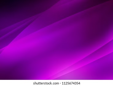 Dark Purple vector cover with long lines. Shining colored illustration with narrow lines. Best design for your ad, poster, banner.