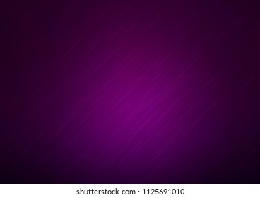 Dark Purple vector cover with long lines. Shining colored illustration with narrow lines. Best design for your ad, poster, banner.
