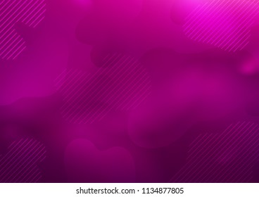 Dark Purple vector cover with long lines. Blurred decorative design in simple style with lines. The template can be used as a background.