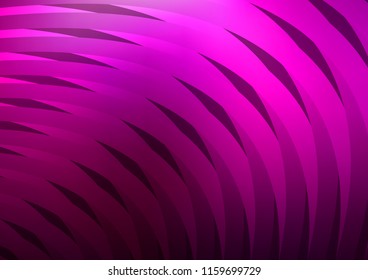 Dark Purple vector cover with long lines. Modern geometrical abstract illustration with staves. Best design for your ad, poster, banner.