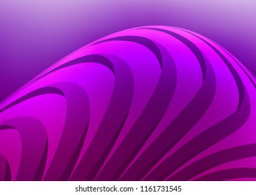 Dark Purple vector cover with long lines. Shining colored illustration with narrow lines. The pattern can be used for websites.