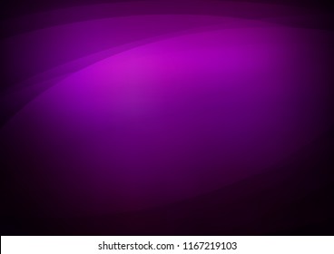Dark Purple vector cover with long lines. Modern geometrical abstract illustration with staves. The template can be used as a background.