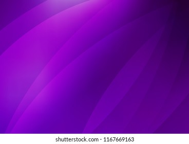Dark Purple vector cover with long lines. Shining colored illustration with narrow lines. The pattern can be used for busines ad, booklets, leaflets