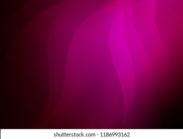 Dark Purple vector cover with long lines. Shining colored illustration with narrow lines. The pattern can be used for websites.