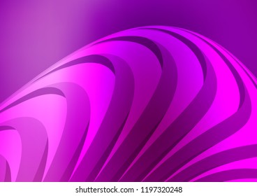 Dark Purple vector cover with long lines. Blurred decorative design in simple style with lines. Best design for your ad, poster, banner.
