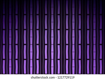 Dark Purple vector cover with long lines. Lines on blurred abstract background with gradient. Smart design for your business advert.