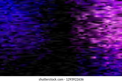 Dark Purple vector cover with long lines. Lines on blurred abstract background with gradient. The pattern can be used for busines ad, booklets, leaflets